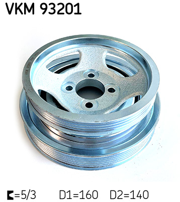 SKF VKM 93201 Puleggia cinghia, Albero a gomiti-Puleggia cinghia, Albero a gomiti-Ricambi Euro